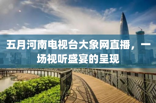 五月河南电视台大象网直播，一场视听盛宴的呈现