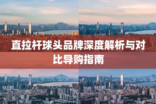 直拉杆球头品牌深度解析与对比导购指南