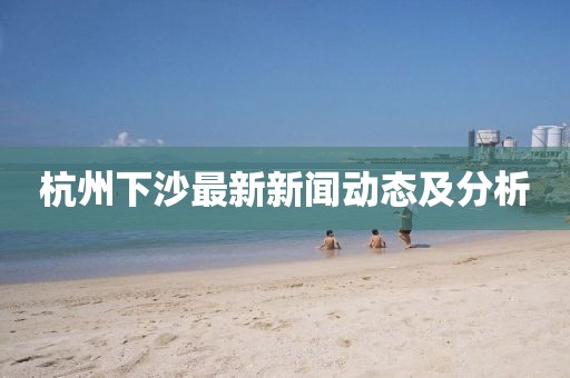 杭州下沙最新新闻动态及分析