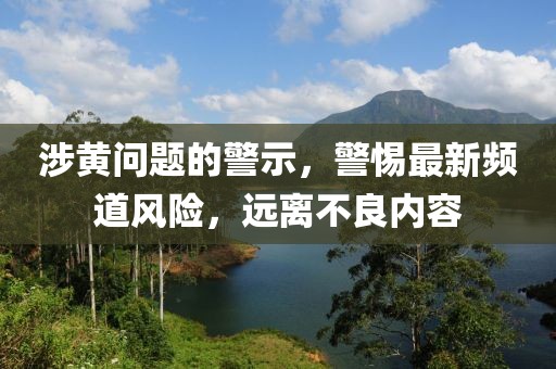 涉黄问题的警示，警惕最新频道风险，远离不良内容