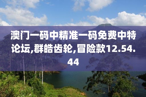 澳门一码中精准一码免费中特论坛,群皓齿轮,冒险款12.54.44