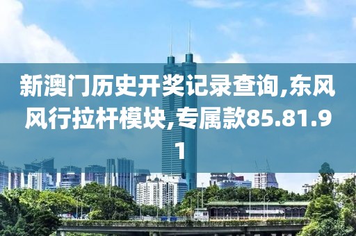 新澳门历史开奖记录查询,东风风行拉杆模块,专属款85.81.91