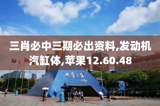 三肖必中三期必出资料,发动机汽缸体,苹果12.60.48