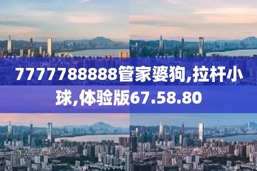 7777788888管家婆狗,拉杆小球,体验版67.58.80