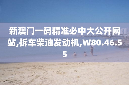 新澳门一码精准必中大公开网站,拆车柴油发动机,W80.46.55