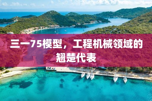 三一75模型，工程机械领域的翘楚代表