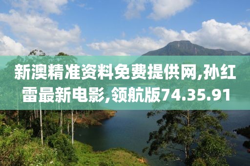 新澳精准资料免费提供网,孙红雷最新电影,领航版74.35.91