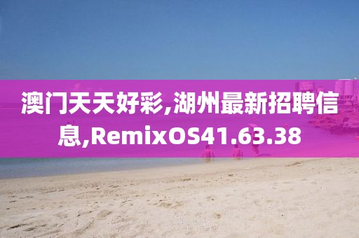 澳门天天好彩,湖州最新招聘信息,RemixOS41.63.38