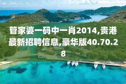 管家婆一码中一肖2014,贵港最新招聘信息,豪华版40.70.28
