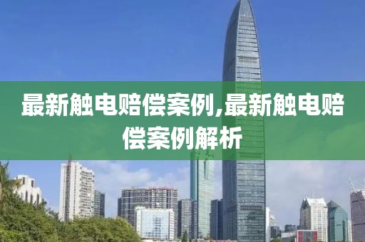 最新触电赔偿案例,最新触电赔偿案例解析