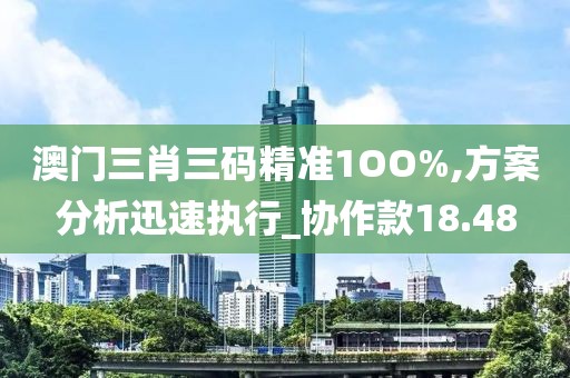 澳门三肖三码精准1OO%,方案分析迅速执行_协作款18.48