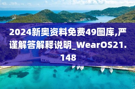 2024新奥资料免费49图库,严谨解答解释说明_WearOS21.148