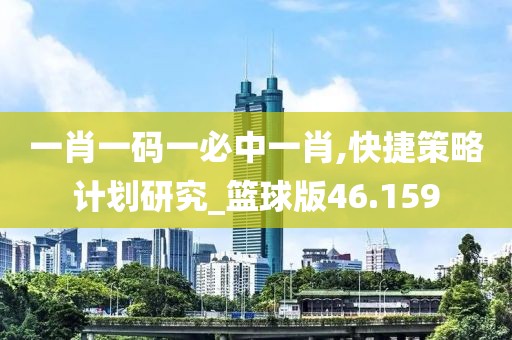 一肖一码一必中一肖,快捷策略计划研究_篮球版46.159