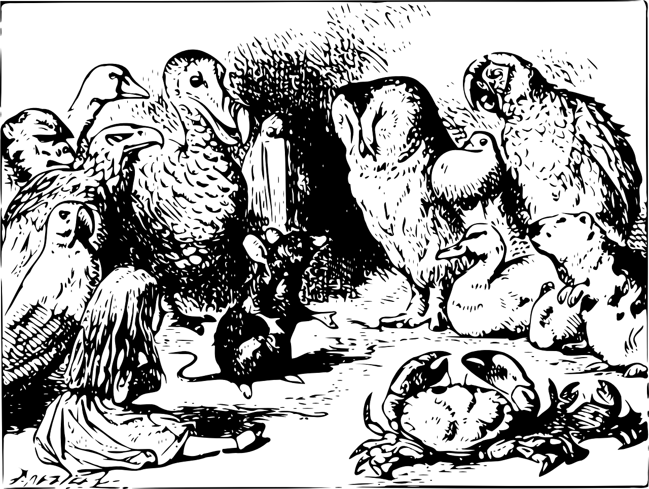 线稿动漫人物图，艺术与想象的绝美融合